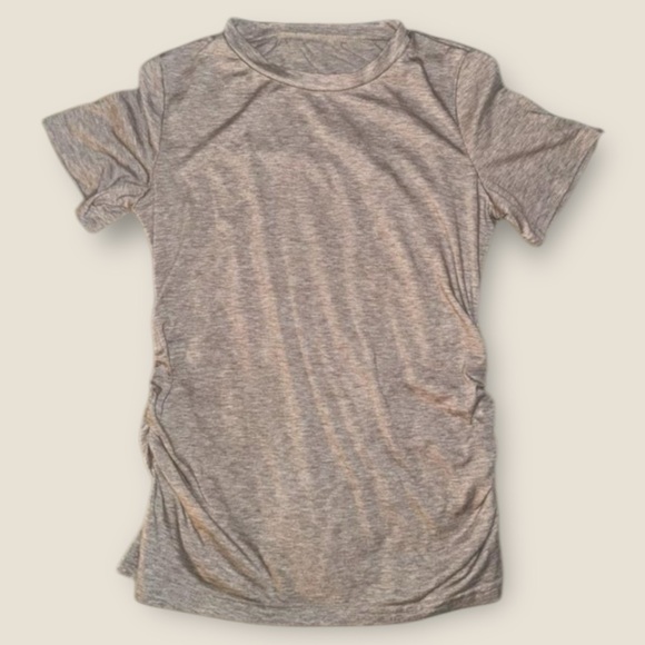 Tan Colored Short Sleeve Top | Like New | Size Medium - Picture 2 of 5